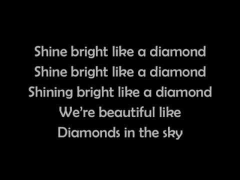 Rihanna - Diamonds (lyrics)