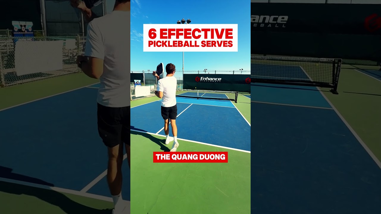 7 SUPER EFFECTIVE PICKLEBALL SERVES!
