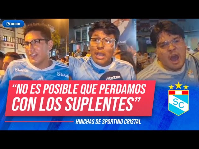SPORTING CRISTAL 1-2 ALIANZA LIMA: Hinchas Celestes explotan tras derrota en el Nacional | Líbero
