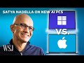 Microsoft CEO on How New Windows AI Copilot+ PCs Beat Apples Macs | WSJ