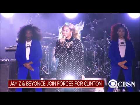 Beyoncé Formation Live Hillary's Event Get Out and Vote