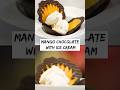 Mango Chocolate with Ice Cream.. a delightful creamy treat.. #shorts #mangoliciousrecipes