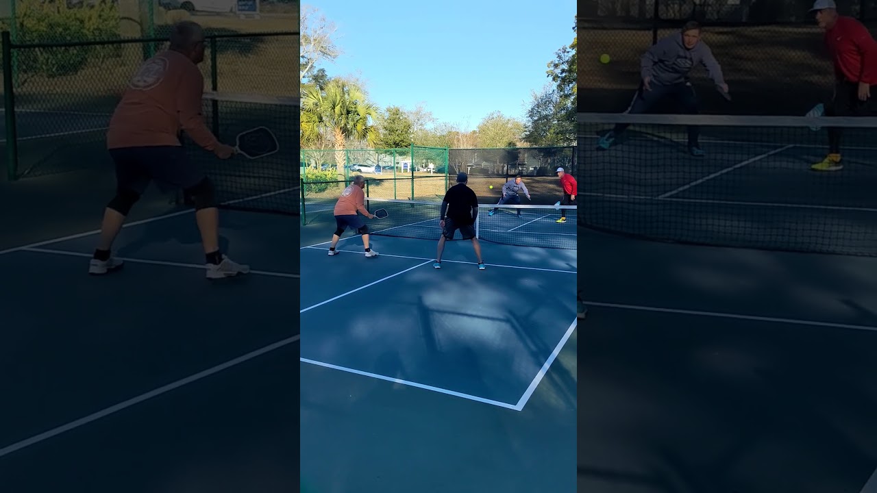 who's ball? #pickleballdoubles #pickleballrocks #tennis #pickleballpaddle #badminton