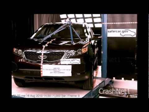 Video Crash Test Kia Sorento sedan 2009