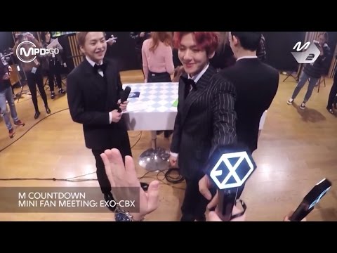 엑소-CBX(첸백시) 미니팬미팅 EXO-CBX MINI FAN MEETING Mnet MCOUNTDOWN 161103