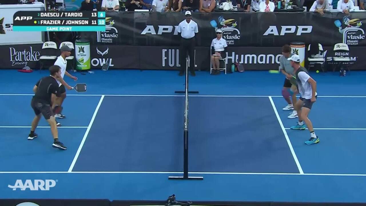 Johnson/Frazier Game Point | Gold Medal Match | APP Tour: Vlasic Classic - Delray Beach