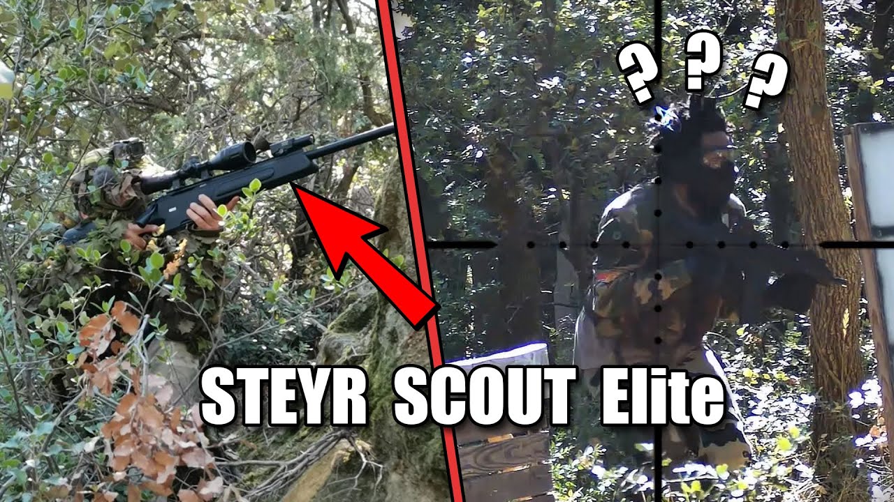 Airsoft SNIPER FR / STEYR Scout Elite Gameplay / APA