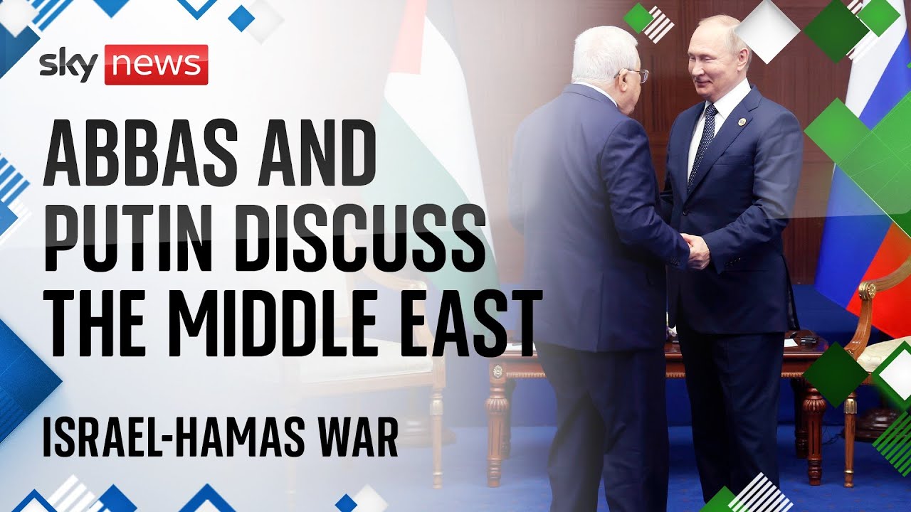 Watch live: Palestinian President and Russian President discuss the situation in the Middle East