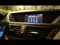 Dynavin BMW X1 Multimedia system install i-sotech forstarkare, subwoofer enclosure