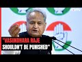 Ashok Gehlots Show Of Support As Vasundhara Raje Snubbed By BJP
