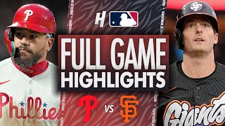 Philadelphia Phillies vs San Francisco Giants - FULL GAME HIGHLIGHTS | July 8, 2025 MLB Season