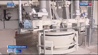 В Марьяновском районе идет реконструкция комбикормового завода