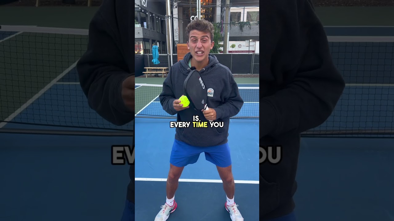 Unique Drill to Improve Cross Court Dinks! (Super Fun 🎉) #pickleball #pickleballtips #shorts