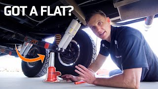 How to change your CARAVAN tyre | Adventure Ready