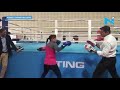 Watch Mary Kom vs. Rajyavardhan Rathore in a friendly boxing bout