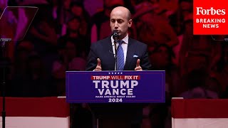 Stephen Miller Says, 'America Is For Americans And Americans Only,' At Trump's MSG Rally