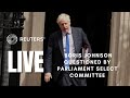 LIVE: Boris Johnson is questioned by parliament select committee
