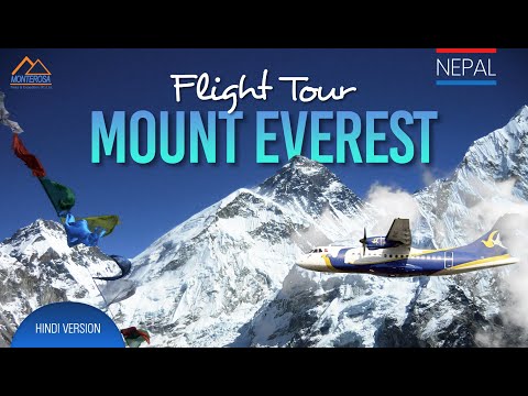 Fly over world Highest mountain: Everest