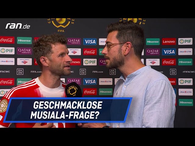 Müller kritisiert Reporter nach Musiala-Frage: "Unangenehm!"
