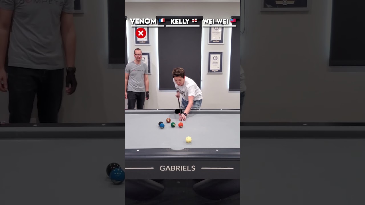Speed Shot Pool Pros Battle with Wei Wei ๐น๐ผ & Kelly Fisher๐ด๓ ง๓ ข๓ ฅ๓ ฎ๓ ง๓ ฟ ! ๐ฑโโ