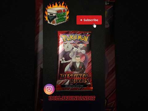 @pokemon #pokemon #packrip #destinedrivals #packrip #packopening #yt #ytshort #dollarbinbandit