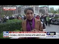Anti-Israel protesters at Columbia University refuse to talk to Fox News  - 03:21 min - News - Video
