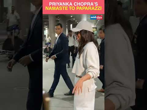 Priyanka Chopra Greets The Paparazzi With A Namaste  62K views  play Short