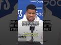 Giannis Antetokounmpo on his heated altercation with Tyrese Haliburtons father