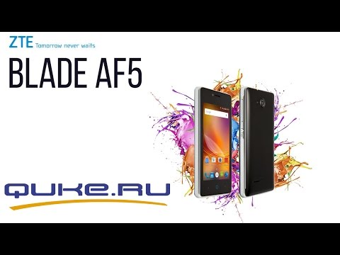 Zte blade af5 обзор