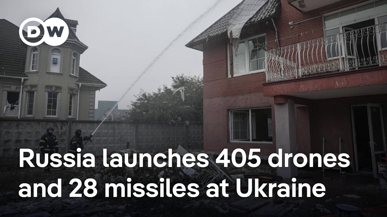 Russia carries out large-scale aerial attacks Ukraine | DW News