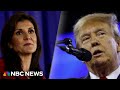 Trump and Haley hold campaign events over weekend ahead of Super Tuesday