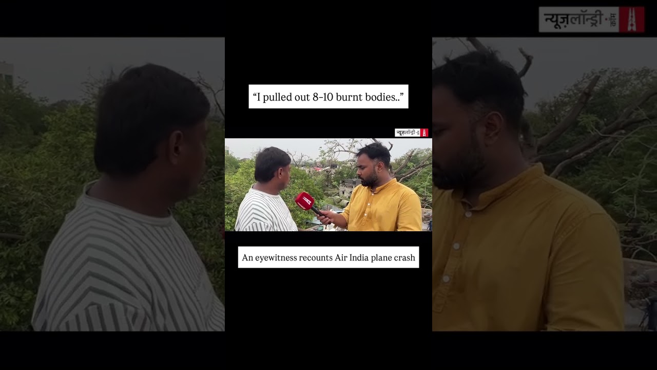 An eyewitness who recounts rescue efforts during the Air India Crash