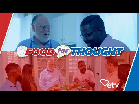 screenshot of youtube video titled Food For Thought Panel Discussion