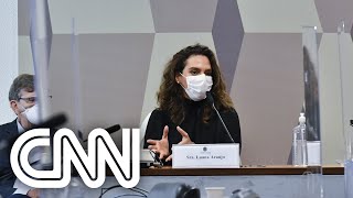 Luana Araújo: médica surpreende e 'rouba a cena' durante depoimento na CPI da Pandemia