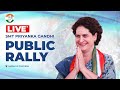 LIVE: Priyanka Gandhi addresses the public in Chitrakoot, Madhya Pradesh.