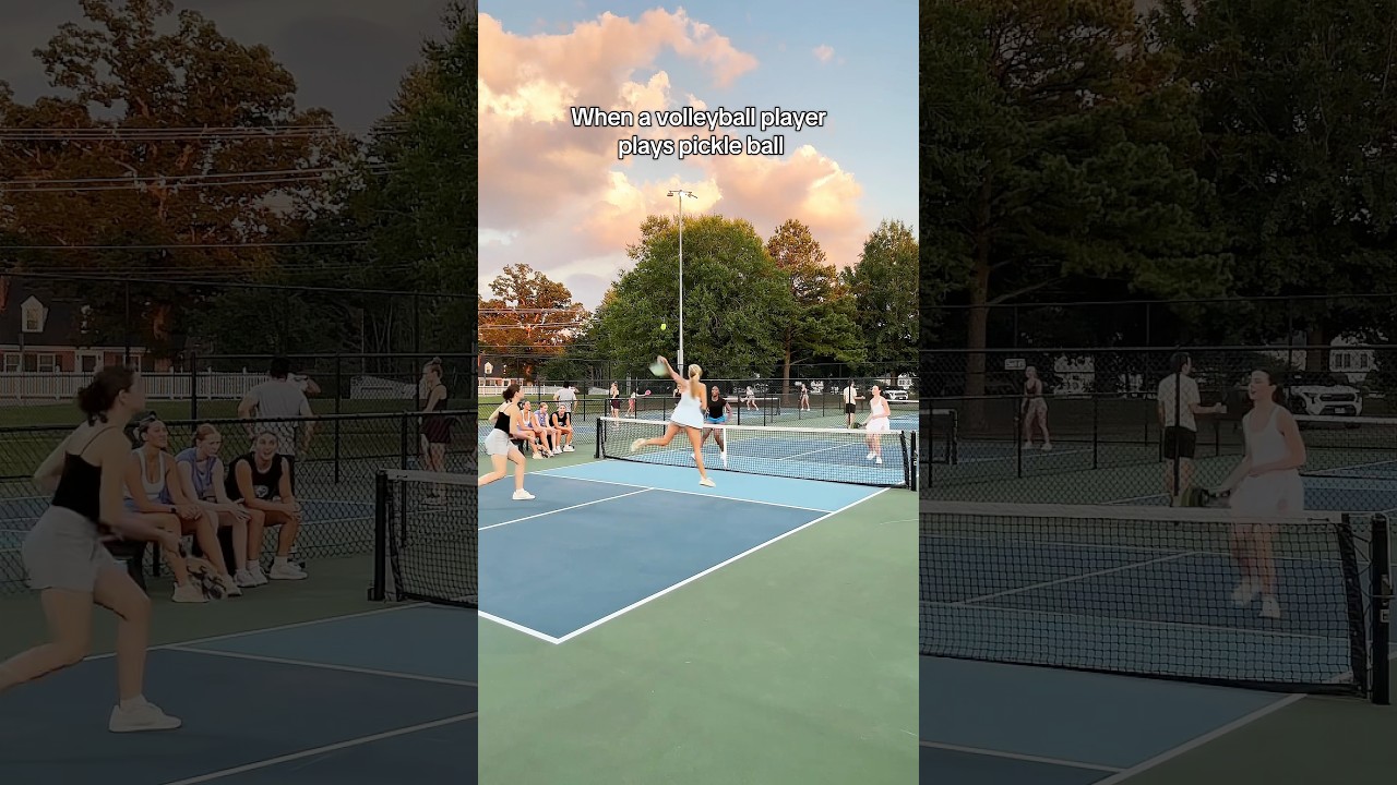When volleyball meets pickleball