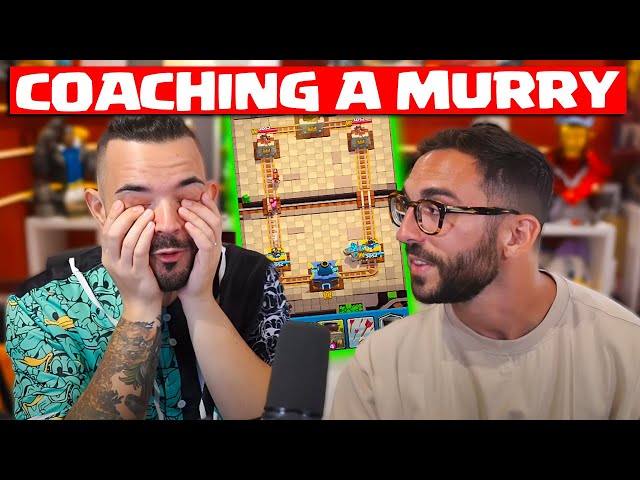 ho fatto COACHING a Murry nella stessa stanza! - CLASH ROYALE