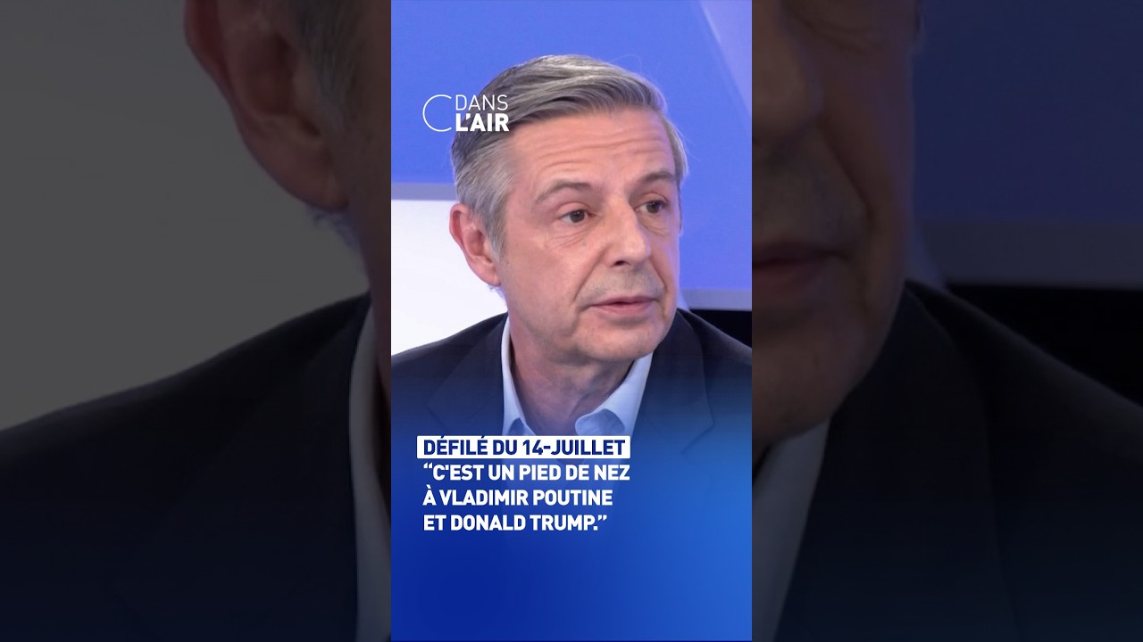 Défilé du 14-Juillet : "C'est un pied de nez à Vladimir Poutine et Donald Trump"