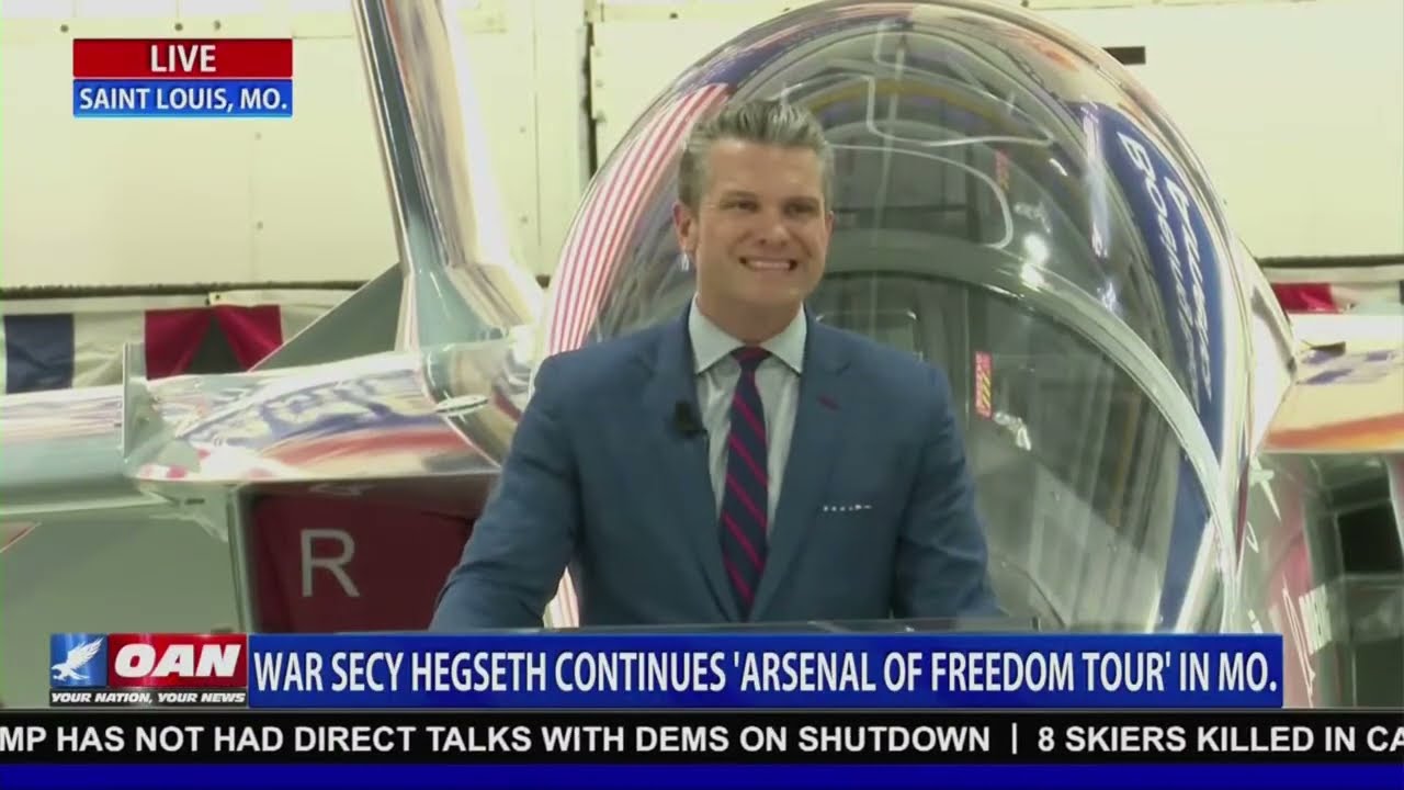 LIVE: War Secy Hegseth Continues 'Arsenal of Freedom Tour' In MO.