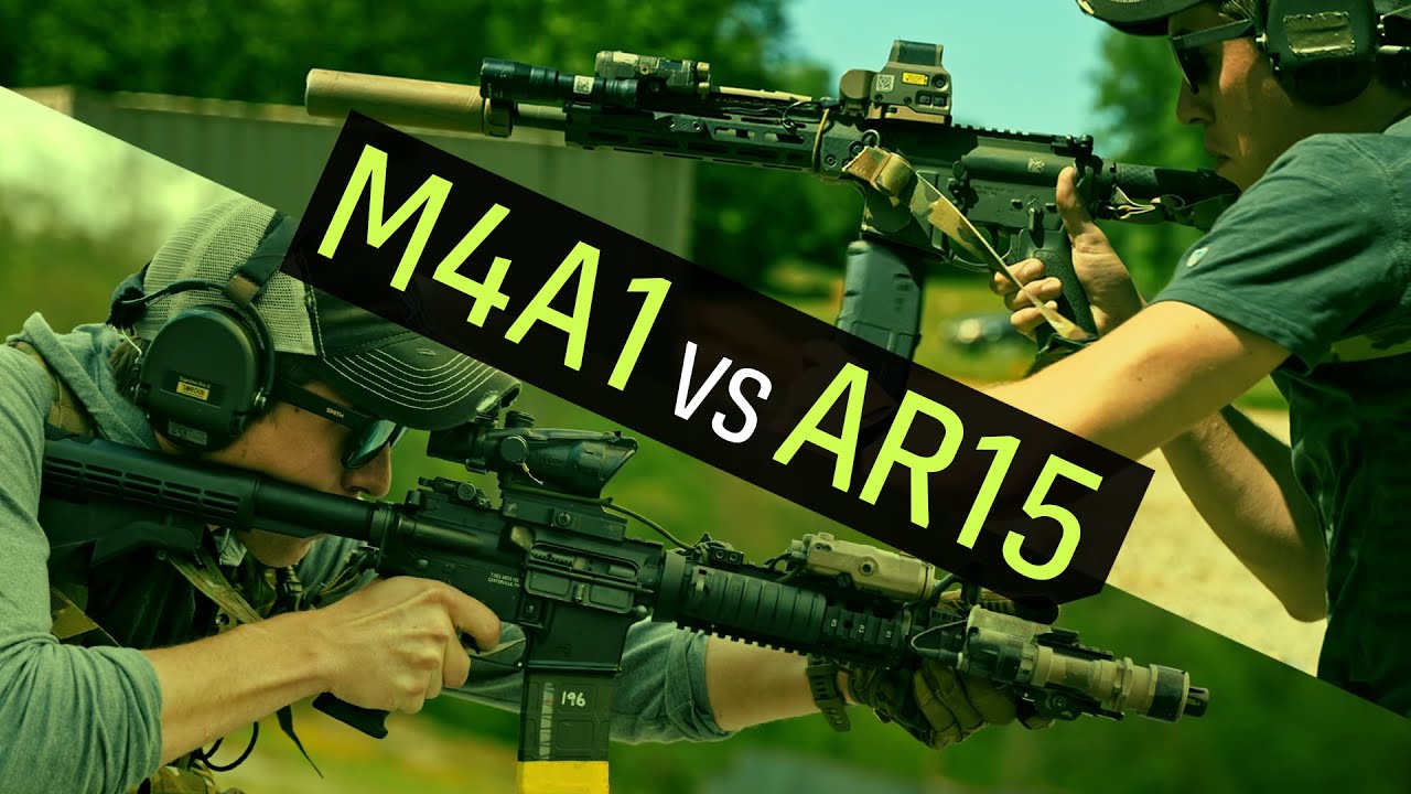 Is a Military-issue M4A1 Better than a Civilian AR15?