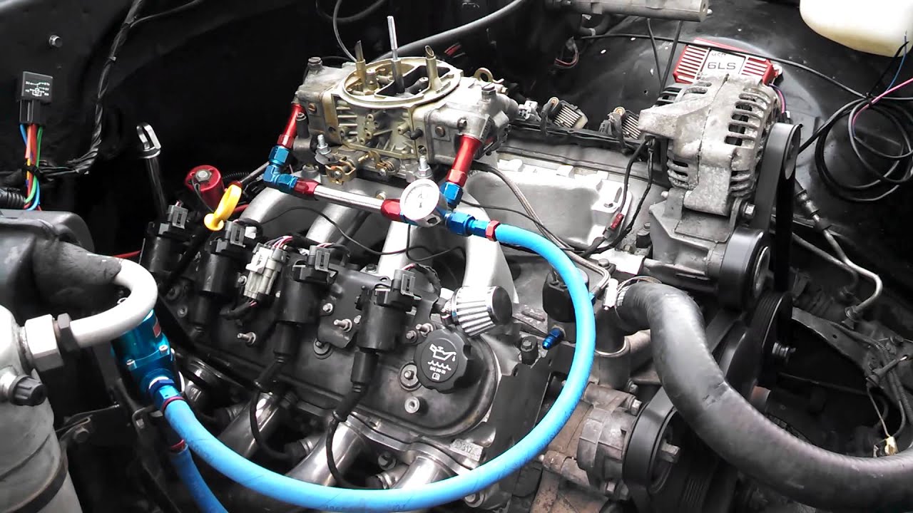 1985 c10 lq9 6 0 carbureted swap youtube