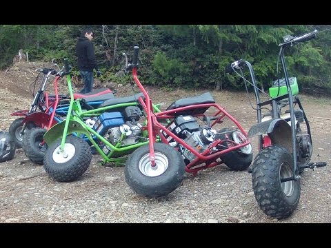 Homemade Off-road Trail Bike (Tread Network with T-man ) Musica Movil 