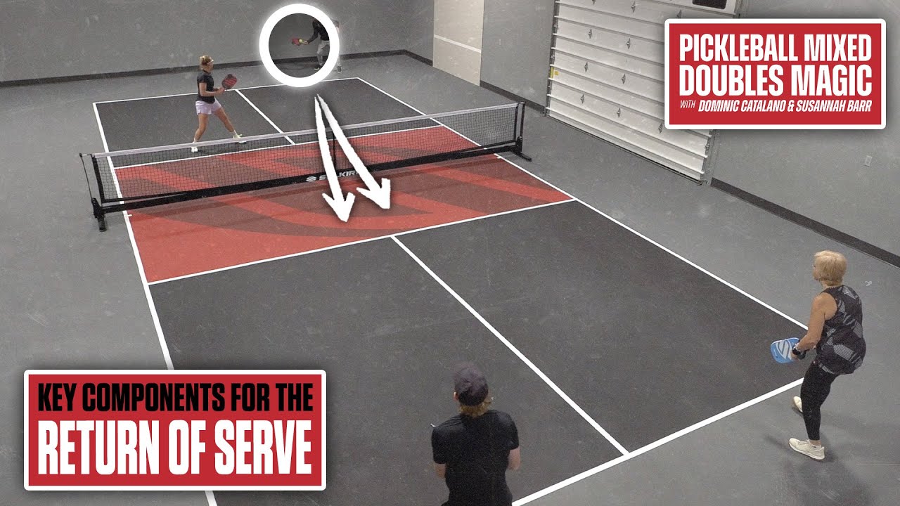 Pickleball Mixed Doubles: How To Hit Your Return of Serve