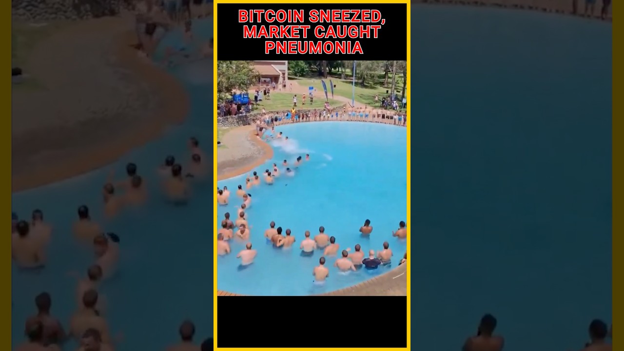 When BTC Sneezes and the market nukes 😵 shorts