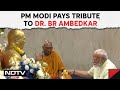 PM Modi Latest News | PM Modi Pays Tribute To BR Ambedkar, Veer Savarkar In Mumbai