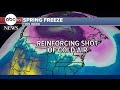 Freeze warnings on 1st day of spring