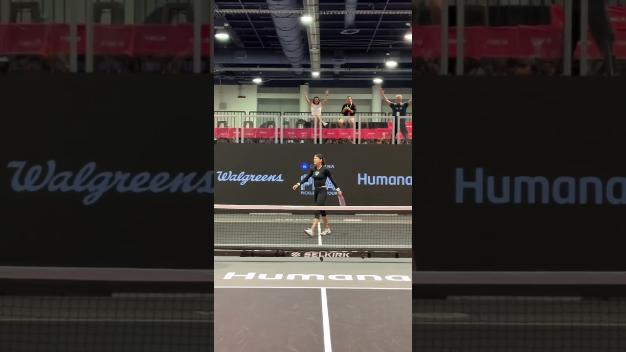 Kaitlyn Christian 🔥 Watch how she won the women’s singles pickleball title 👏