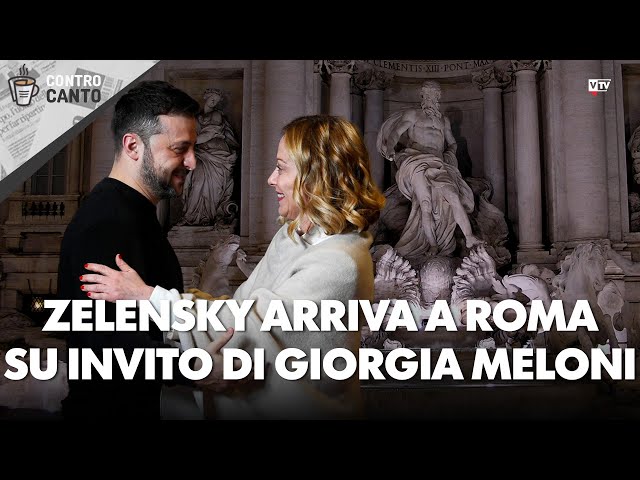 Zelensky arriva a Roma su invito di Giorgia Meloni - Il Controcanto - Rassegna stampa 9 luglio 2025