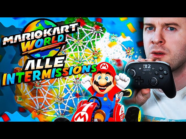 Mario Kart World | Alle 202 Intermissions (Verbindungsstrecken) | FULL GAME