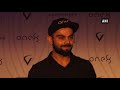 Virat Kohli walks the ramp for new headgear brand